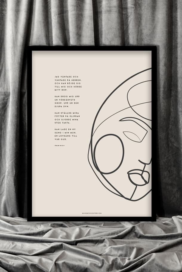 Poster: Psalm 40