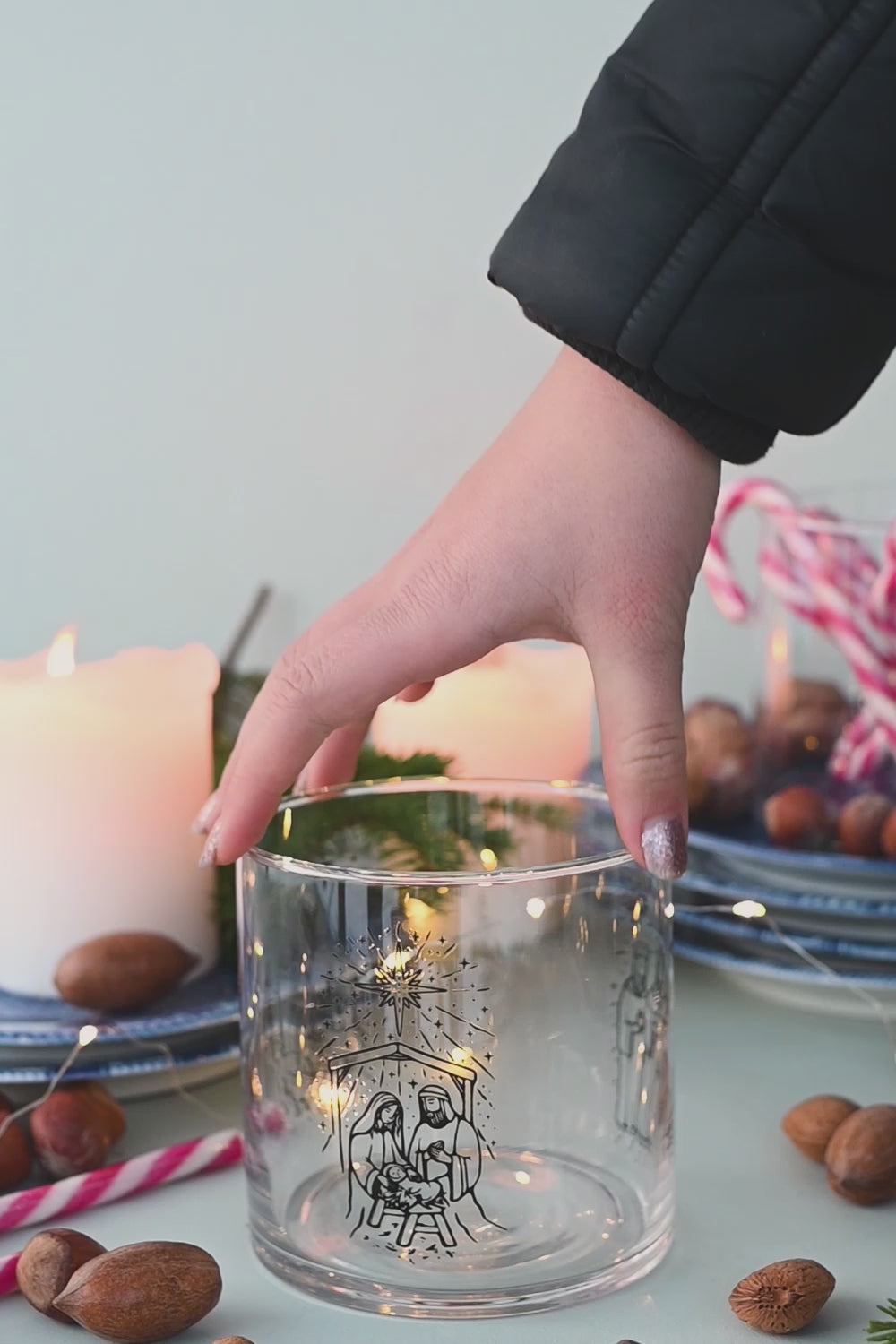 Ladda video: Ljuslykta: Julkrubban