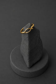 Guldfärgad ring: Jesusfisken