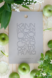 Serveringsbräda: Känn ingen oro!