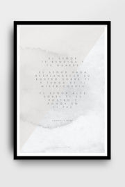 Poster på spanska: El Señor te bendiga y te guarde