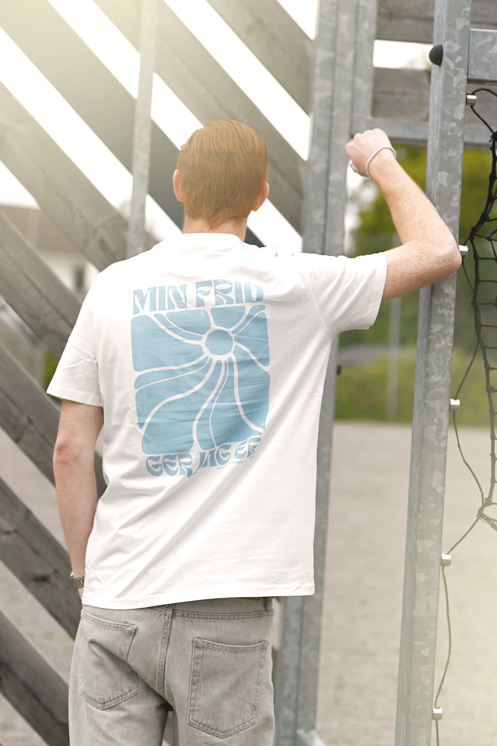 Eko-t-shirt: Min frid ger jag er