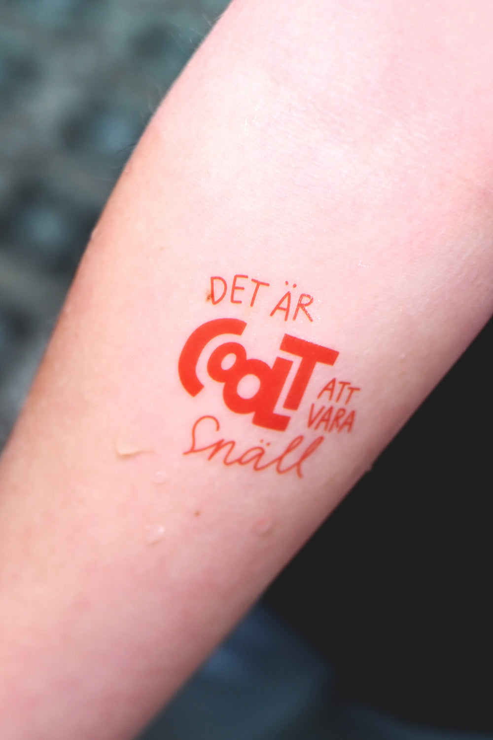 Tatueringsark: Det är coolt att vara snäll