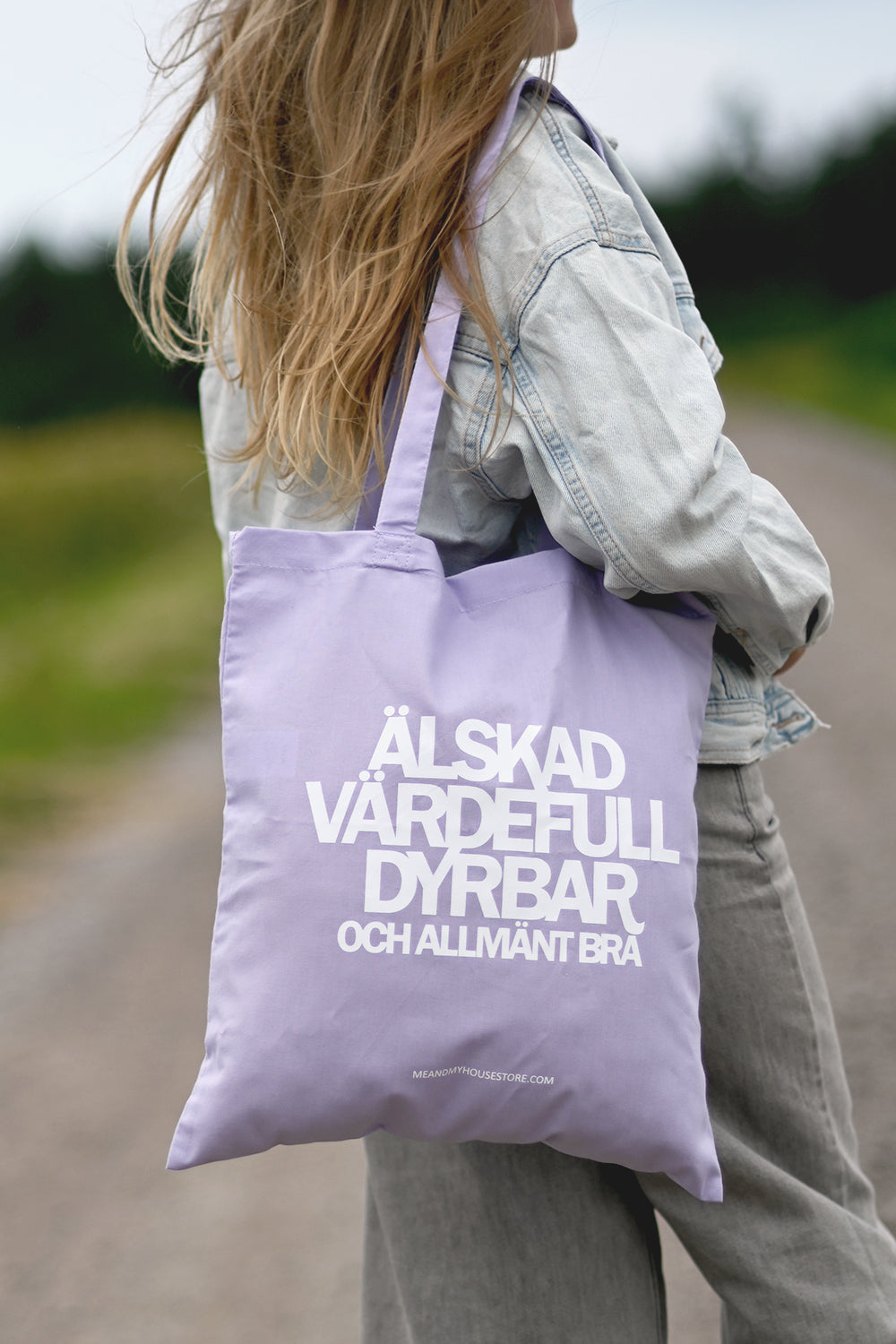 Tygkasse i lavendel: Älskad, värdefull, dyrbar. Och allmänt bra.
