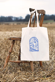 Tygkasse sydd genom hjälpprojekt i Indien: Guds hand