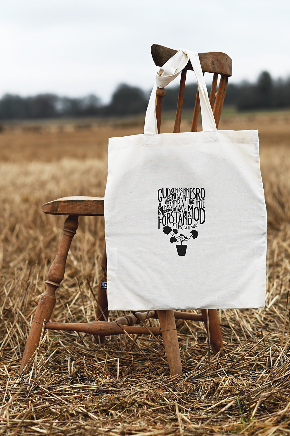 Tygkasse sydd genom hjälpprojekt i Indien: Sinnesrobönen