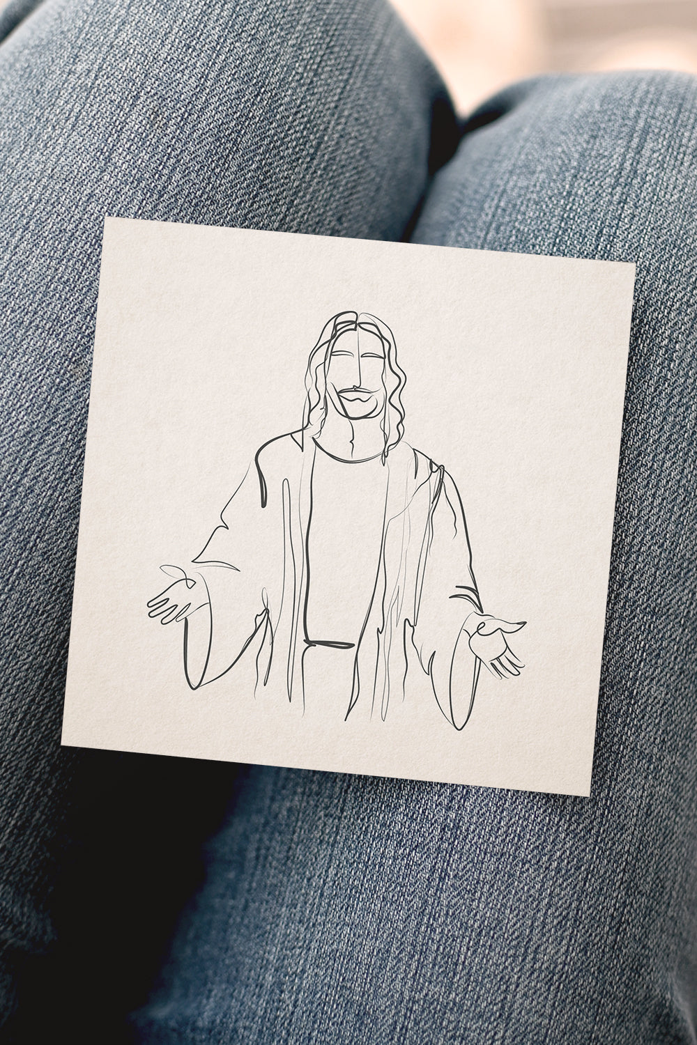 Kvadratiskt kort: Jesus