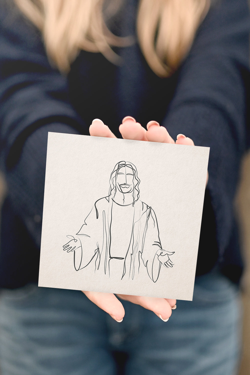 Kvadratiskt kort: Jesus