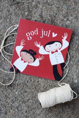 Litet kvadratiskt kort – Älskade unge: God jul - Me & My House Store