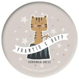 Knapp med cirkusmotiv: Framtid och hopp - Me & My House Store