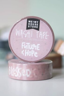 Rosa washitape: Future & hope