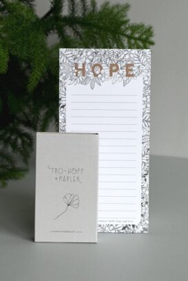 Presenttips: Magnetblock och tändstickor (Hope och Tro, hopp & kärlek) - Me & My House Store