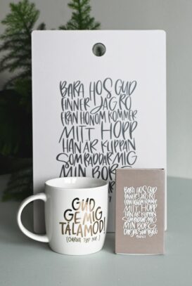 Presenttips: Skärbräda, mugg och tändstickor (Bara hos Gud och Gud, ge mig tålamod) - Me & My House Store