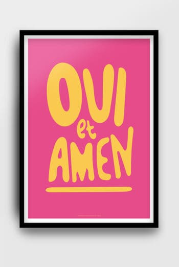 Poster: Oui et amen